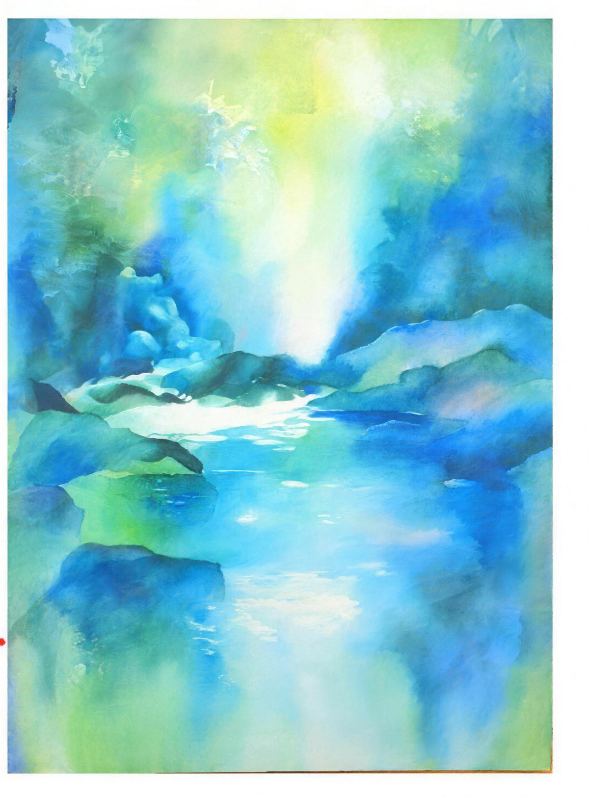 Verdant Water Gesture by Neeve Moule Drige — original artwork