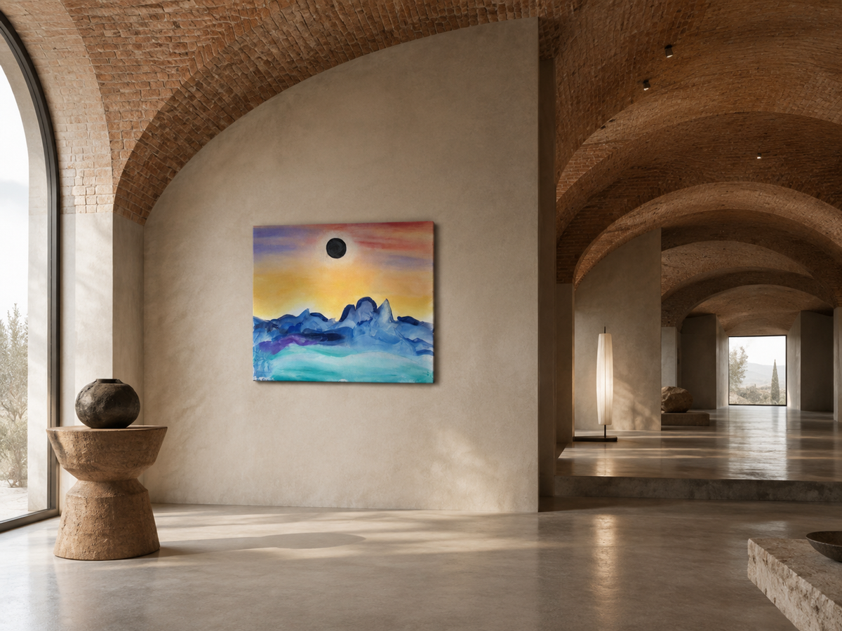 Blue Wall Reverie by Neeve Moule Drige — additional artwork view, view 3