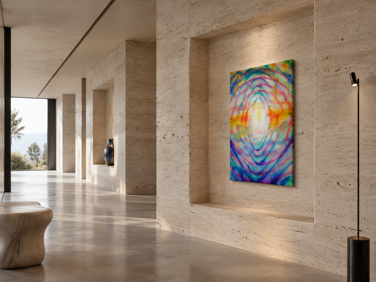 Amber Blue Interval by Neeve Moule Drige — additional artwork view, view 4
