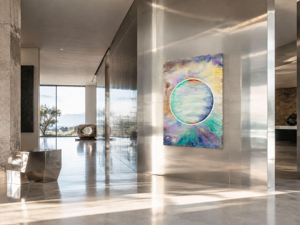 Blue Ink Reverie by Neeve Moule Drige — additional artwork view, view 5