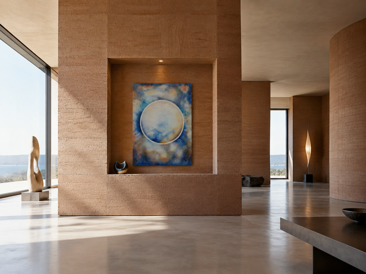 Cobalt Ink Silence by Neeve Moule Drige — additional artwork view, view 6