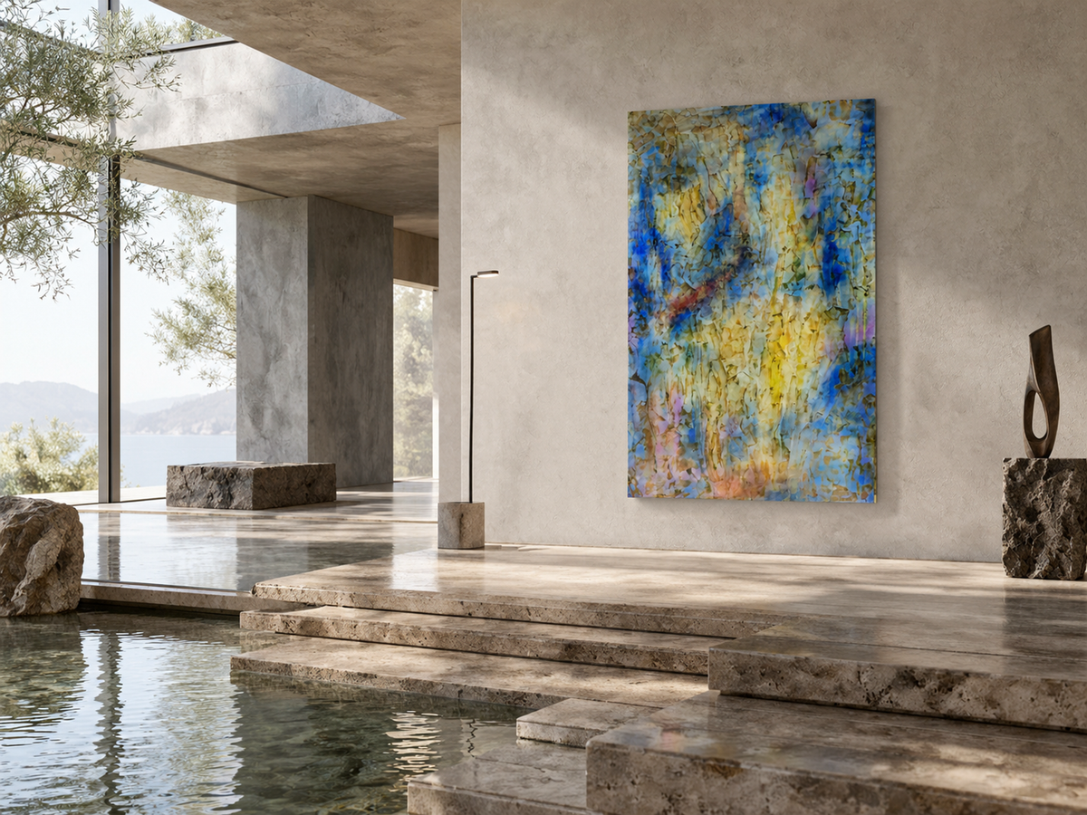 Blue Ember Dialogue by Neeve Moule Drige — additional artwork view, view 5