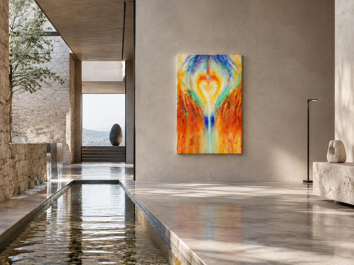 Water Holds Fire by Neeve Moule Drige — additional artwork view, view 4