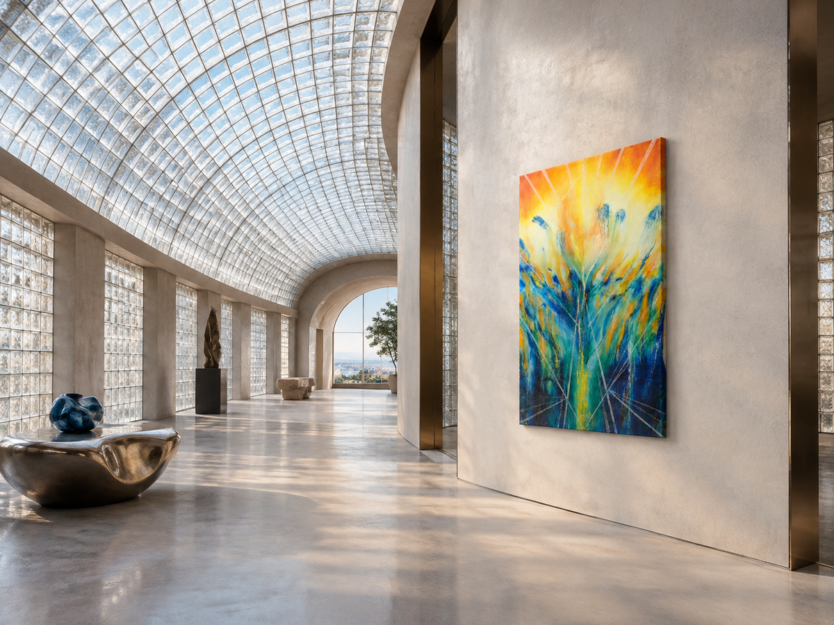 Gouache of Dawn by Neeve Moule Drige — additional artwork view, view 3