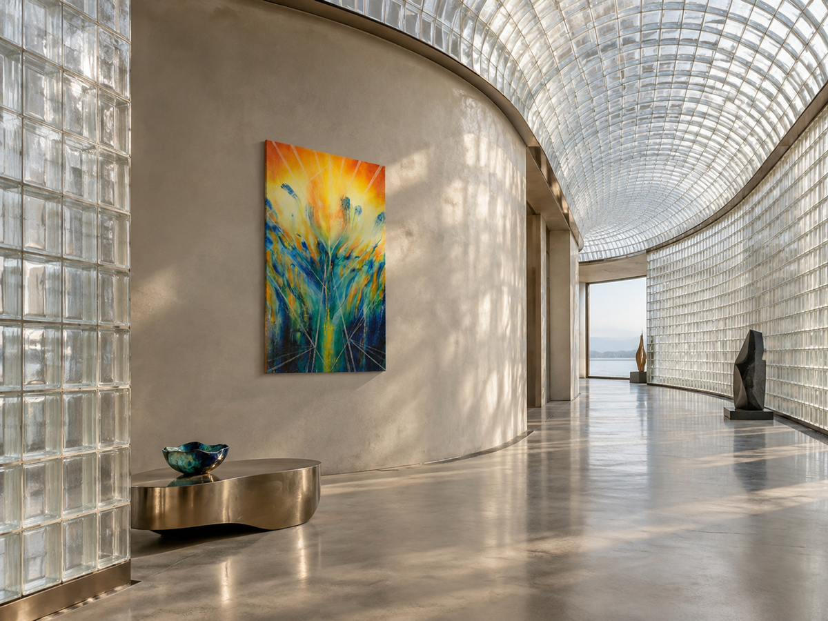 Gouache of Dawn by Neeve Moule Drige — additional artwork view, view 4