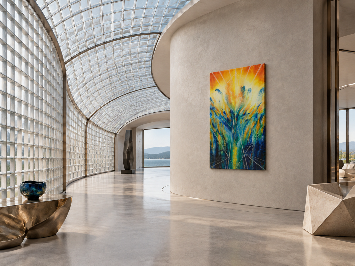 Gouache of Dawn by Neeve Moule Drige — additional artwork view, view 5