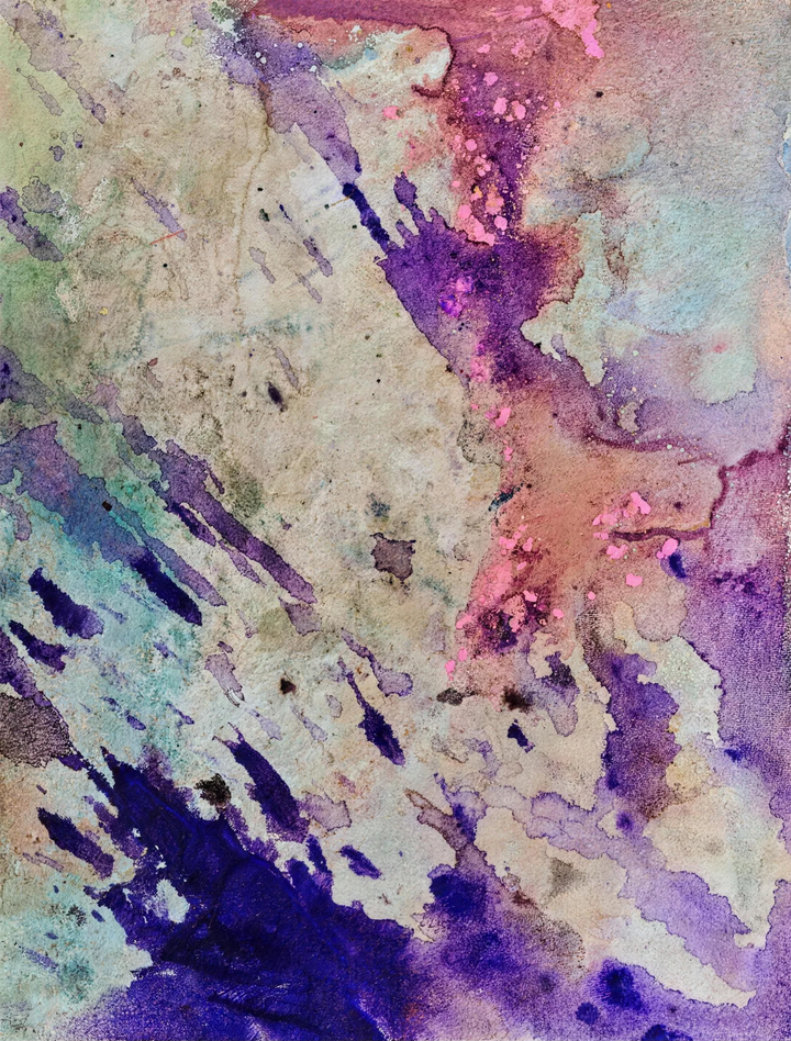 Violet Stillness by Jie — original artwork