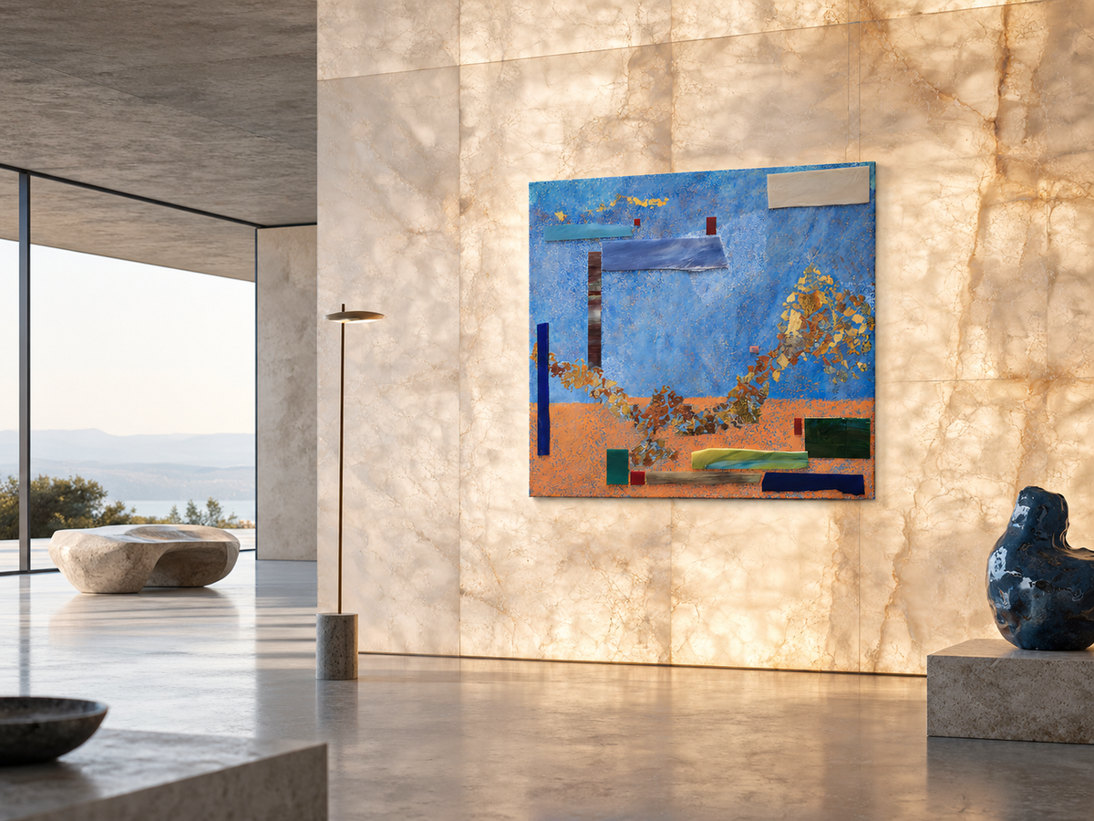 Mountain in First Light by Qi Baoqi — additional artwork view, view 4