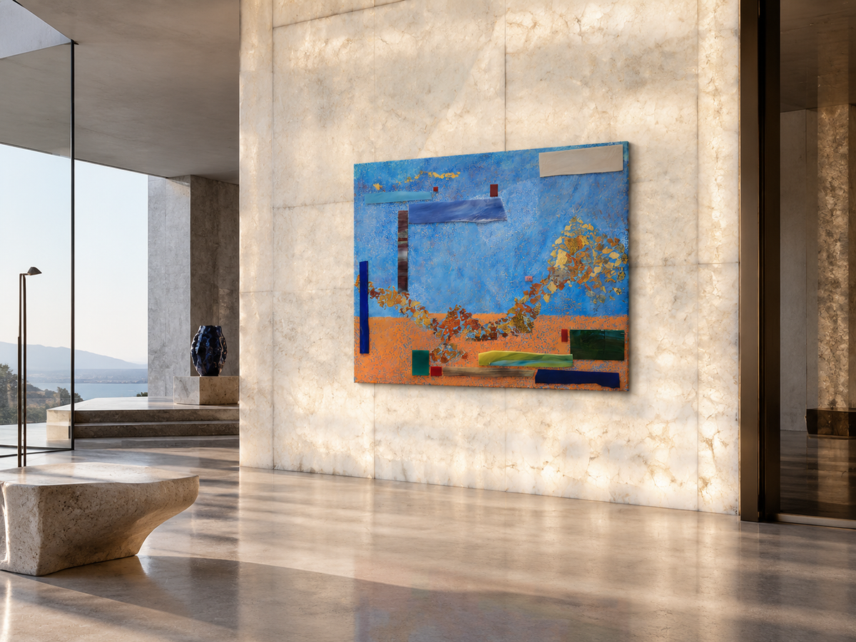 Mountain in First Light by Qi Baoqi — additional artwork view, view 5