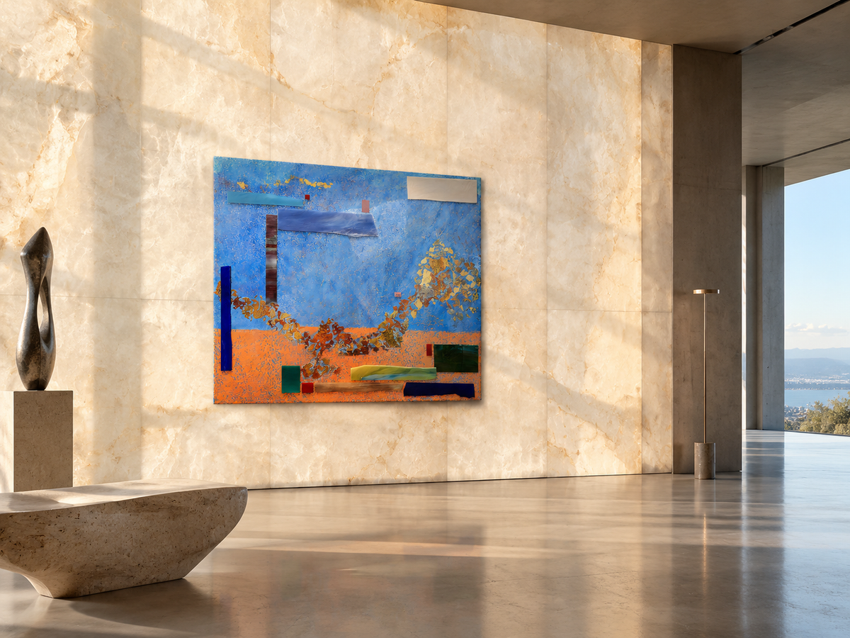 Mountain in First Light by Qi Baoqi — additional artwork view, view 6