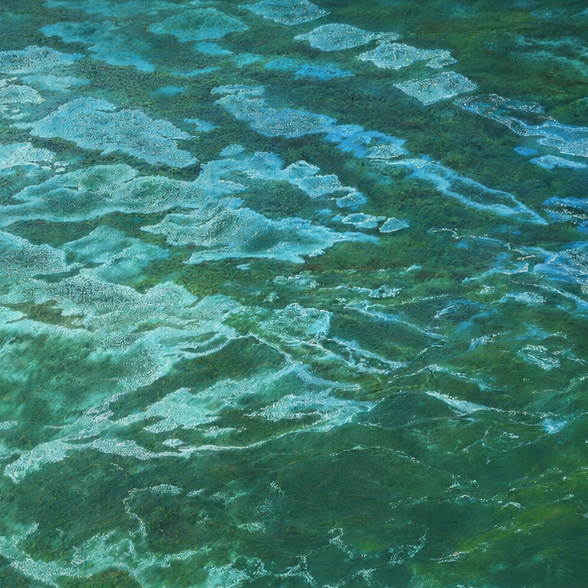 A Gentle Ripple by Qi Baoqi — detail view, view 2