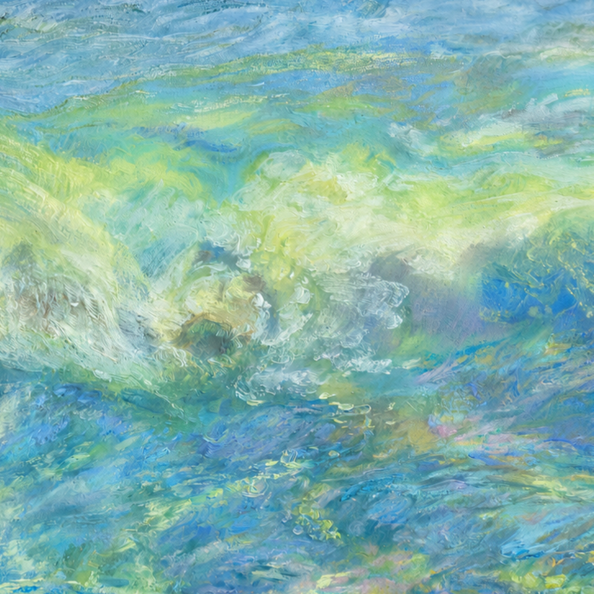 Light Across Water by Qi Baoqi — detail view, view 2