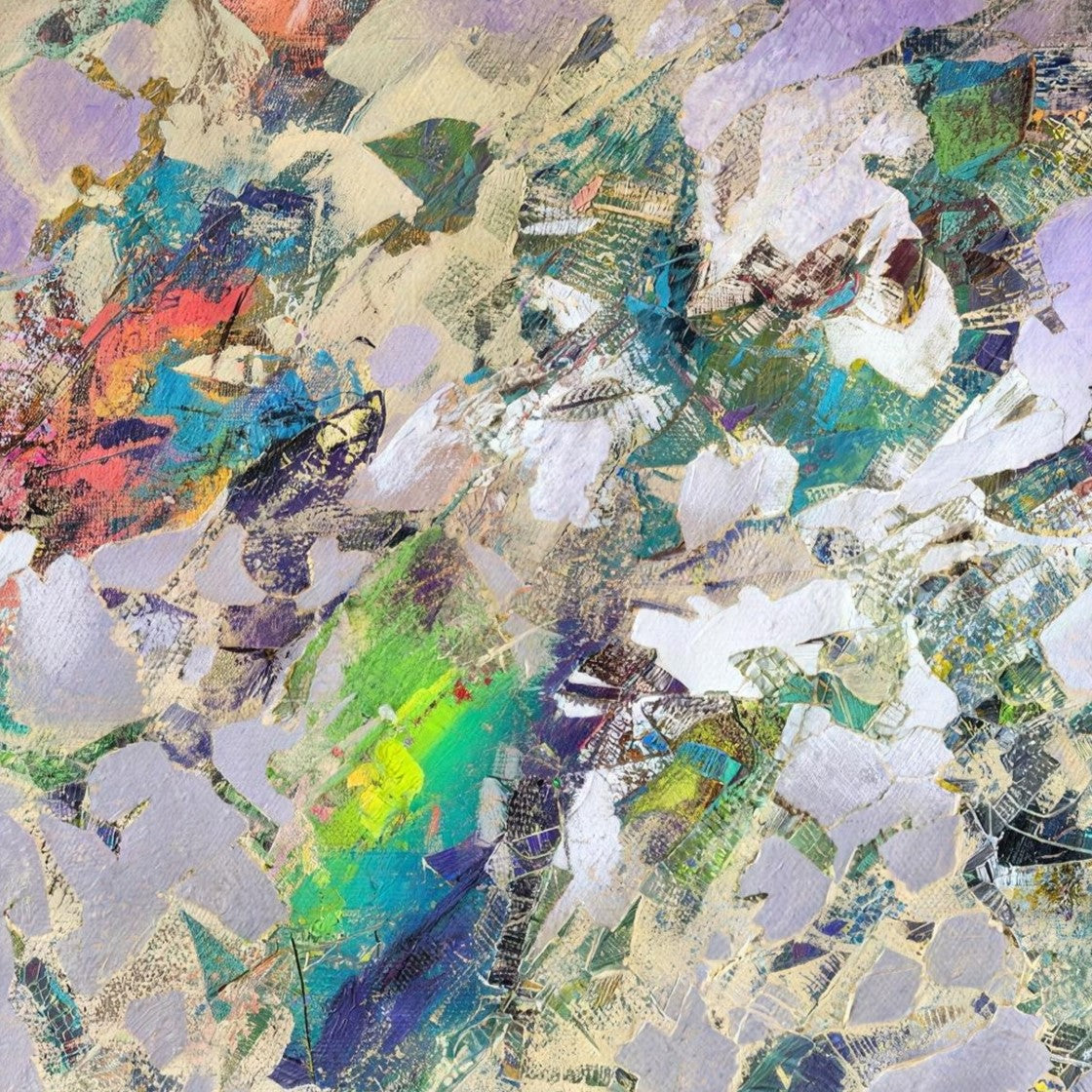Violet Upheaval — detail