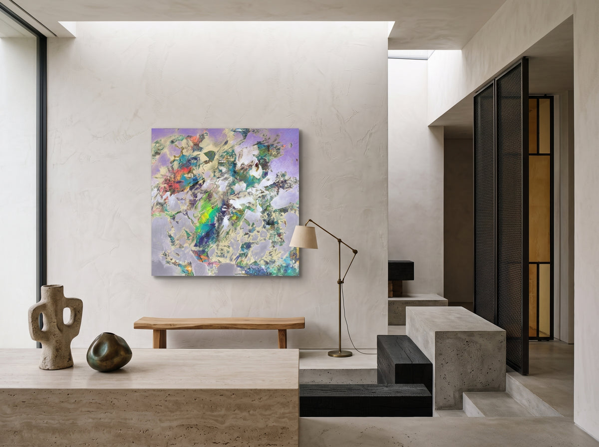 Violet Upheaval — interior display illustration
