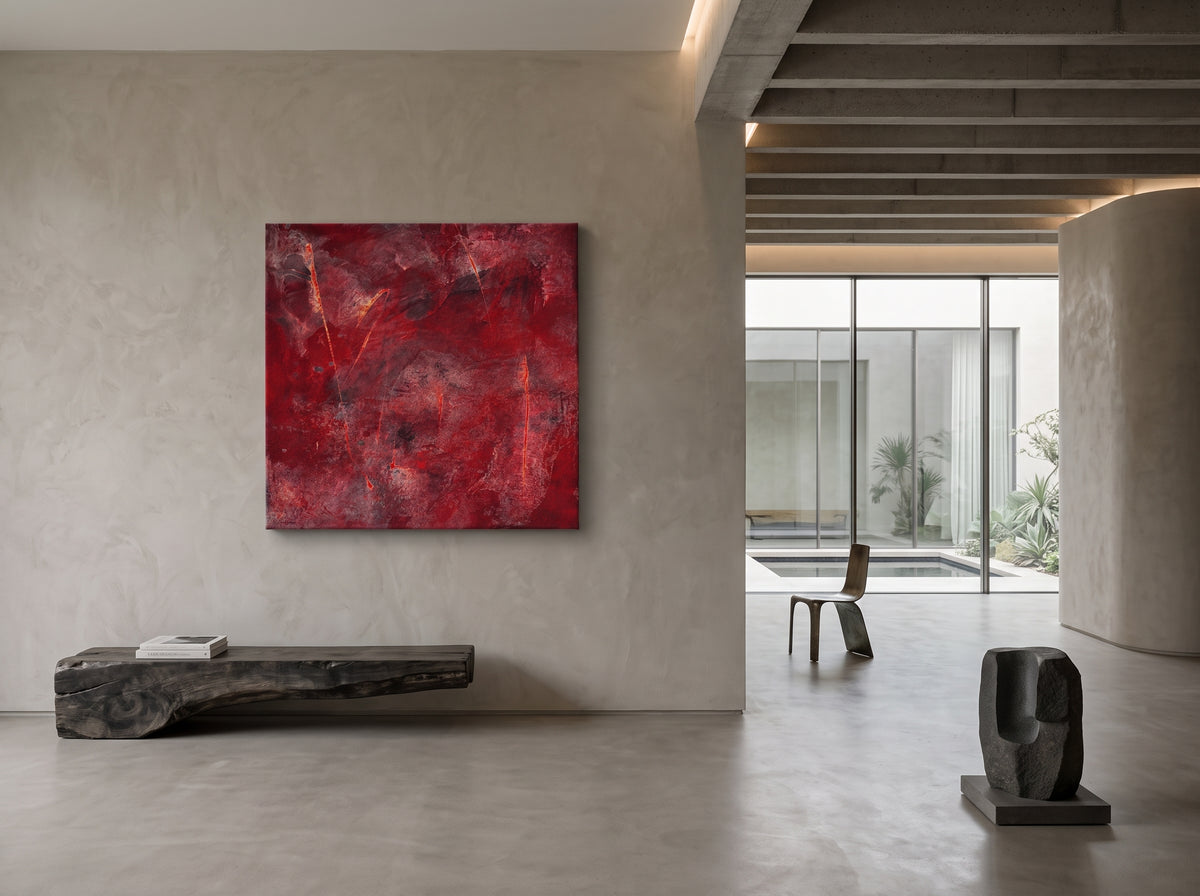 Crimson Surge by Dee Congdi Zhuang — room setting preview, view 5