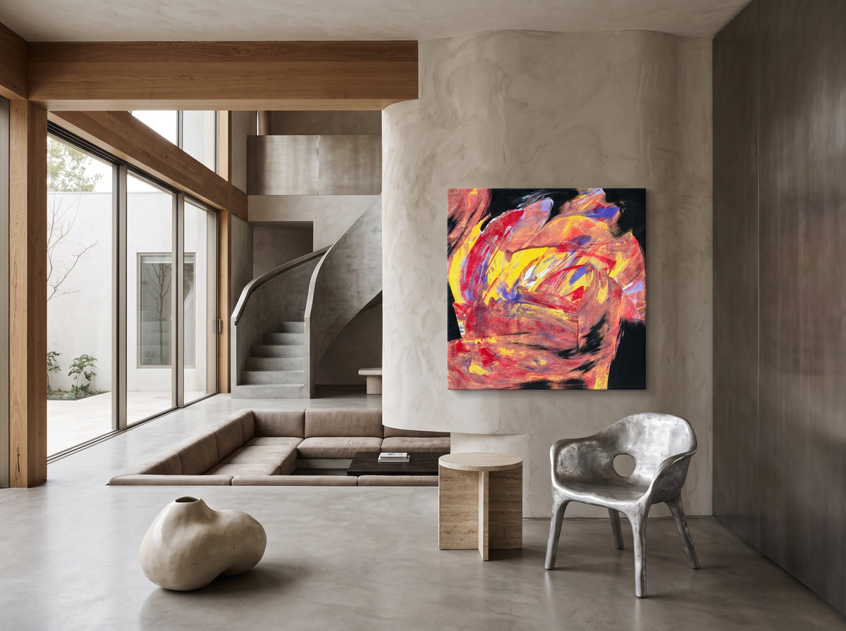 Scarlet Momentum by Dee Congdi Zhuang — room setting preview, view 4
