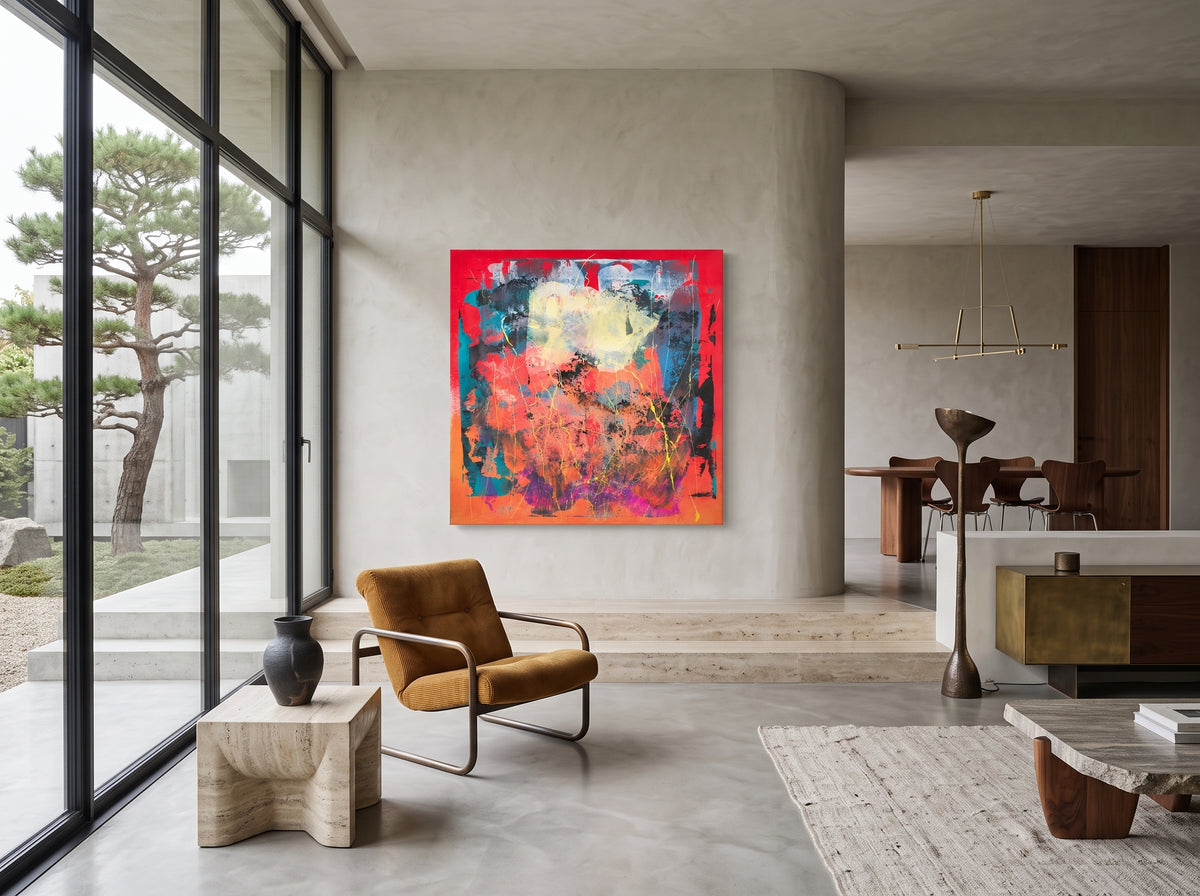 Red Resonance by Dee Congdi Zhuang — room setting preview, view 3