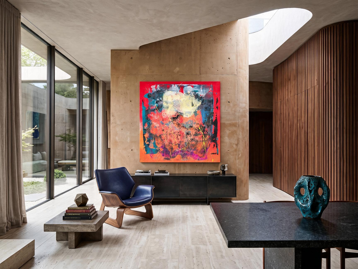 Red Resonance by Dee Congdi Zhuang — room setting preview, view 4