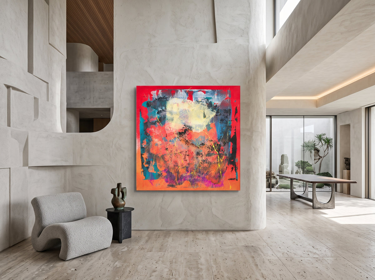 Red Resonance by Dee Congdi Zhuang — room setting preview, view 5