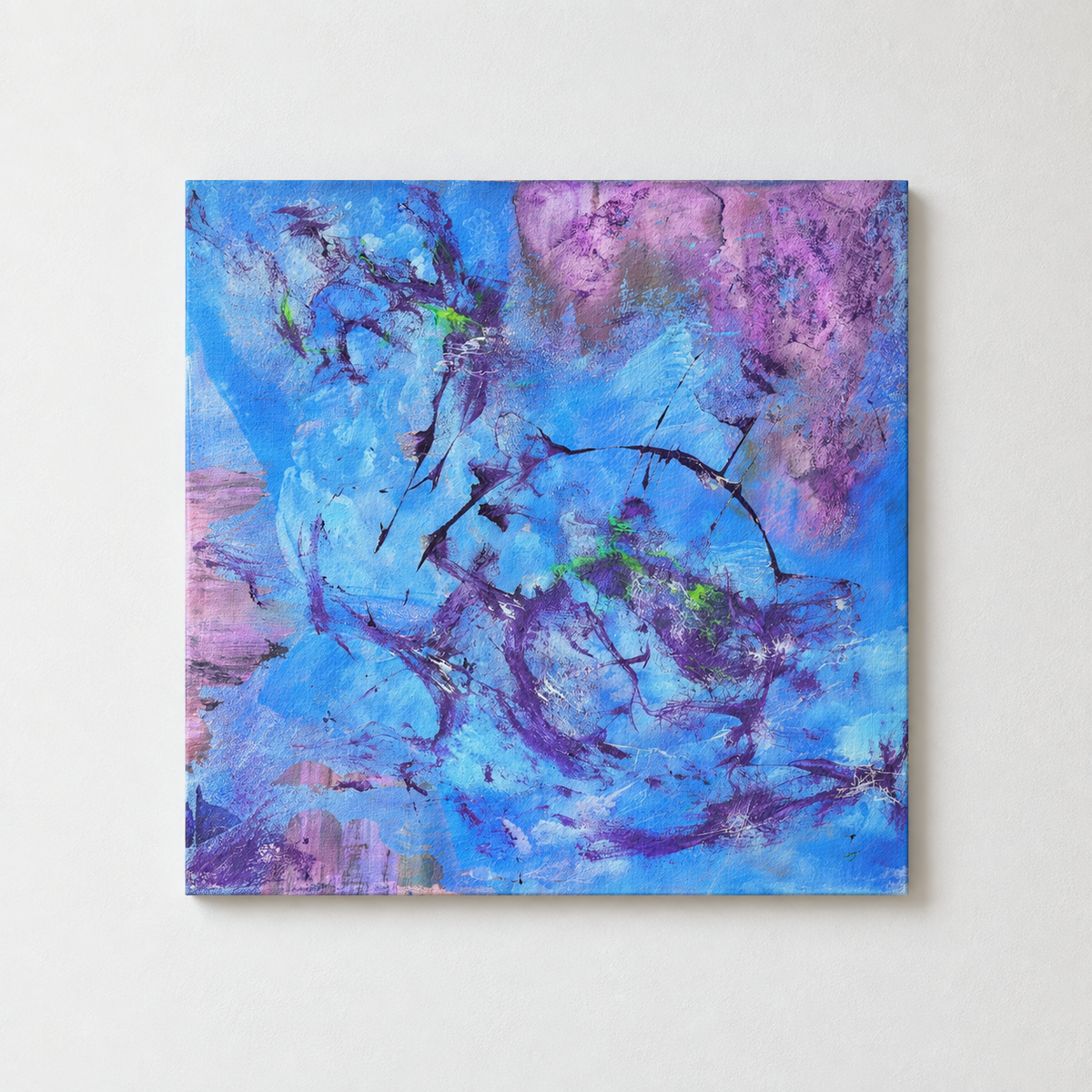Cobalt Drift by Dee Congdi Zhuang — additional artwork view, view 3