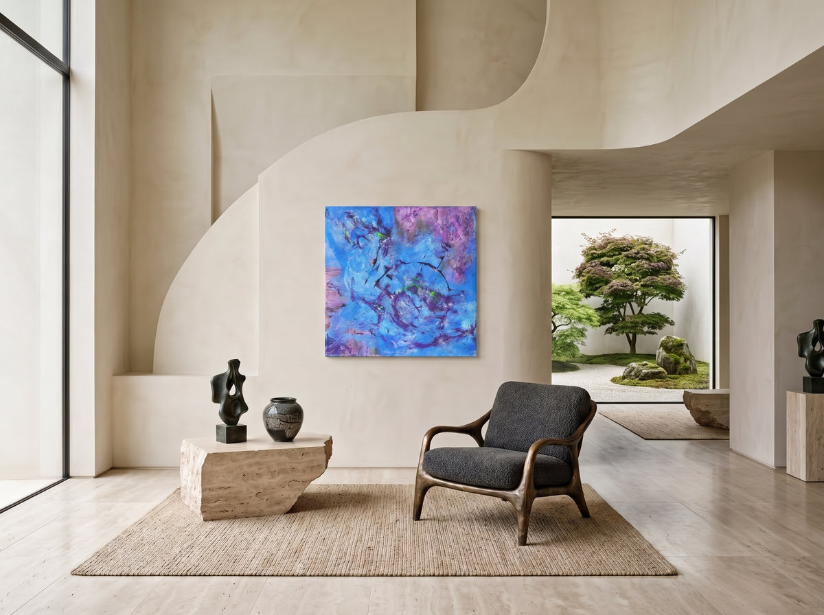 Cobalt Drift by Dee Congdi Zhuang — room setting preview, view 4
