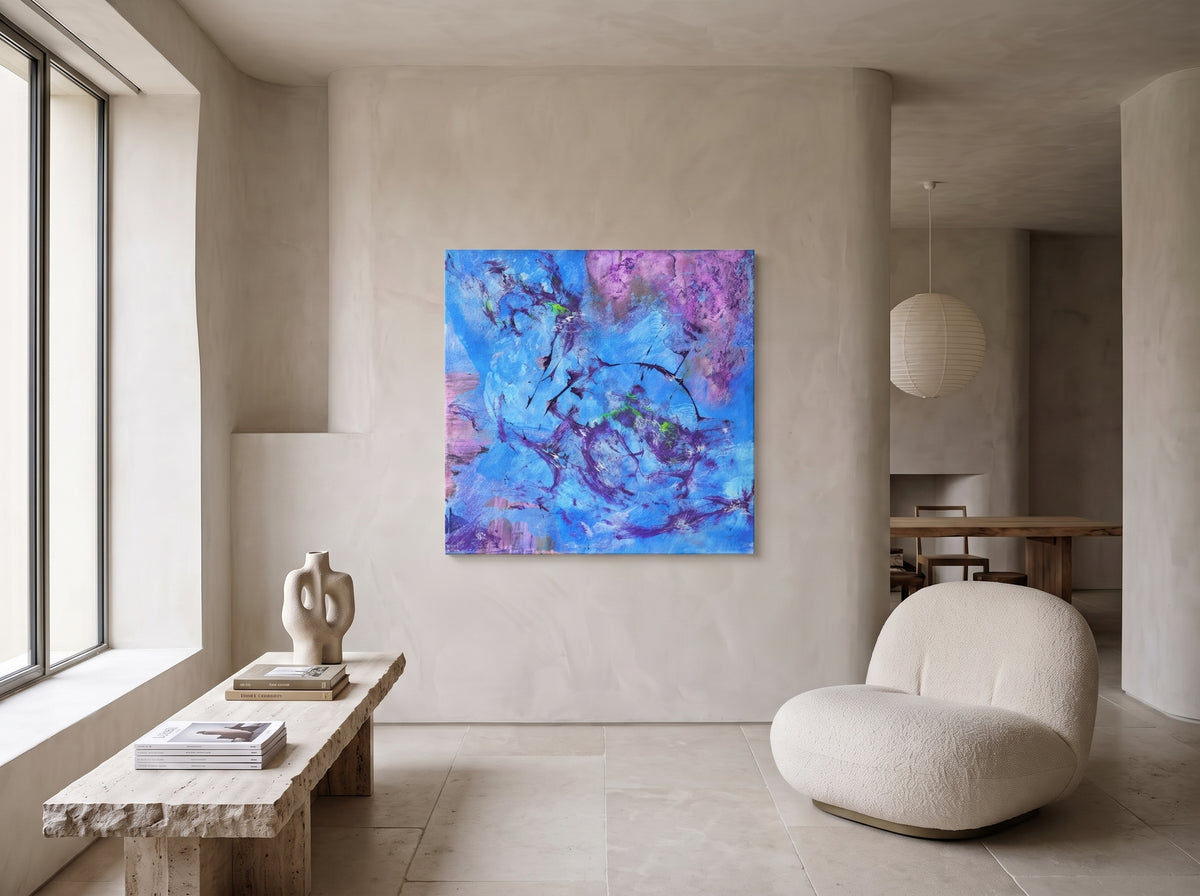 Cobalt Drift by Dee Congdi Zhuang — room setting preview, view 6