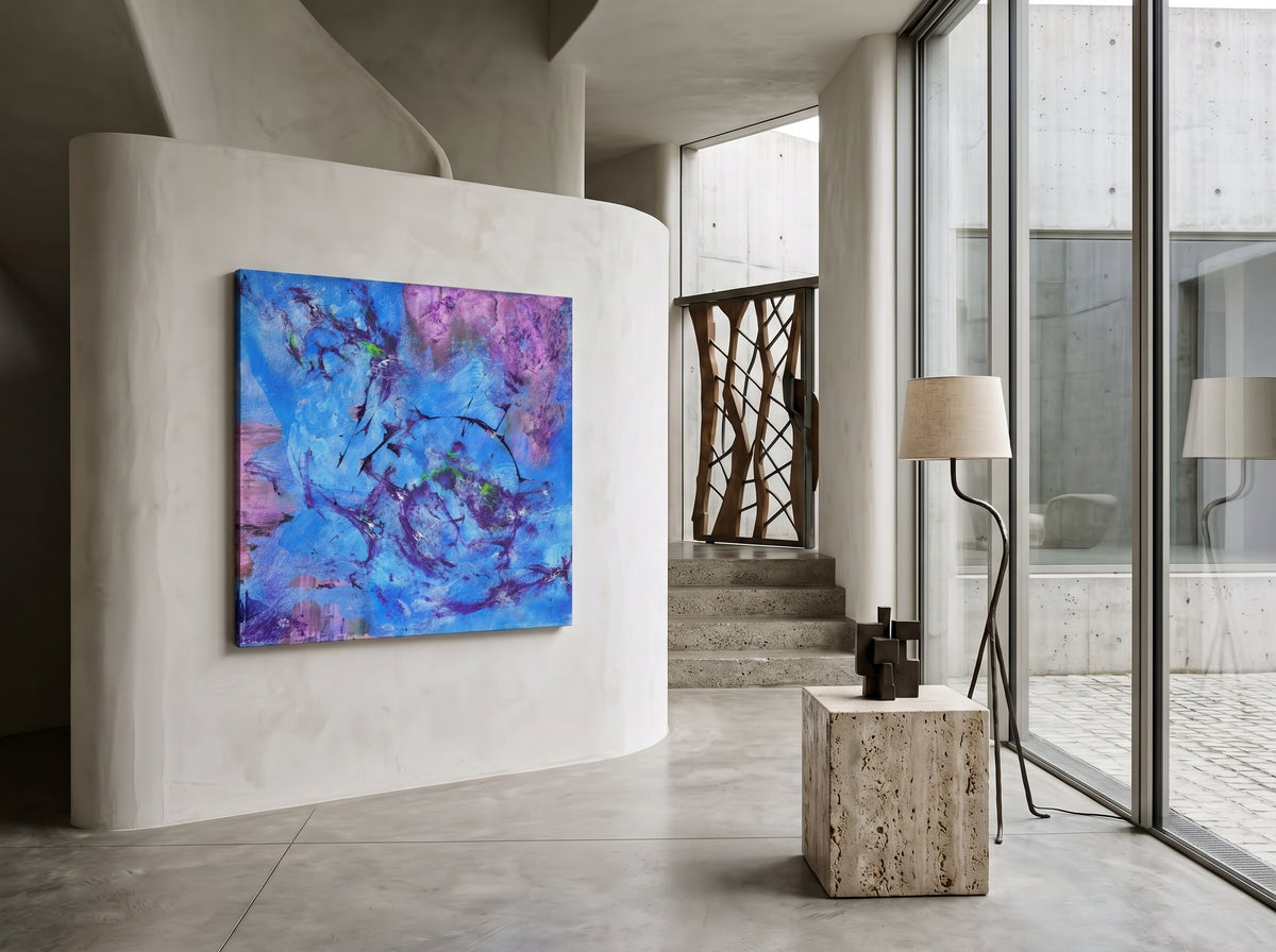 Cobalt Drift by Dee Congdi Zhuang — room setting preview, view 7
