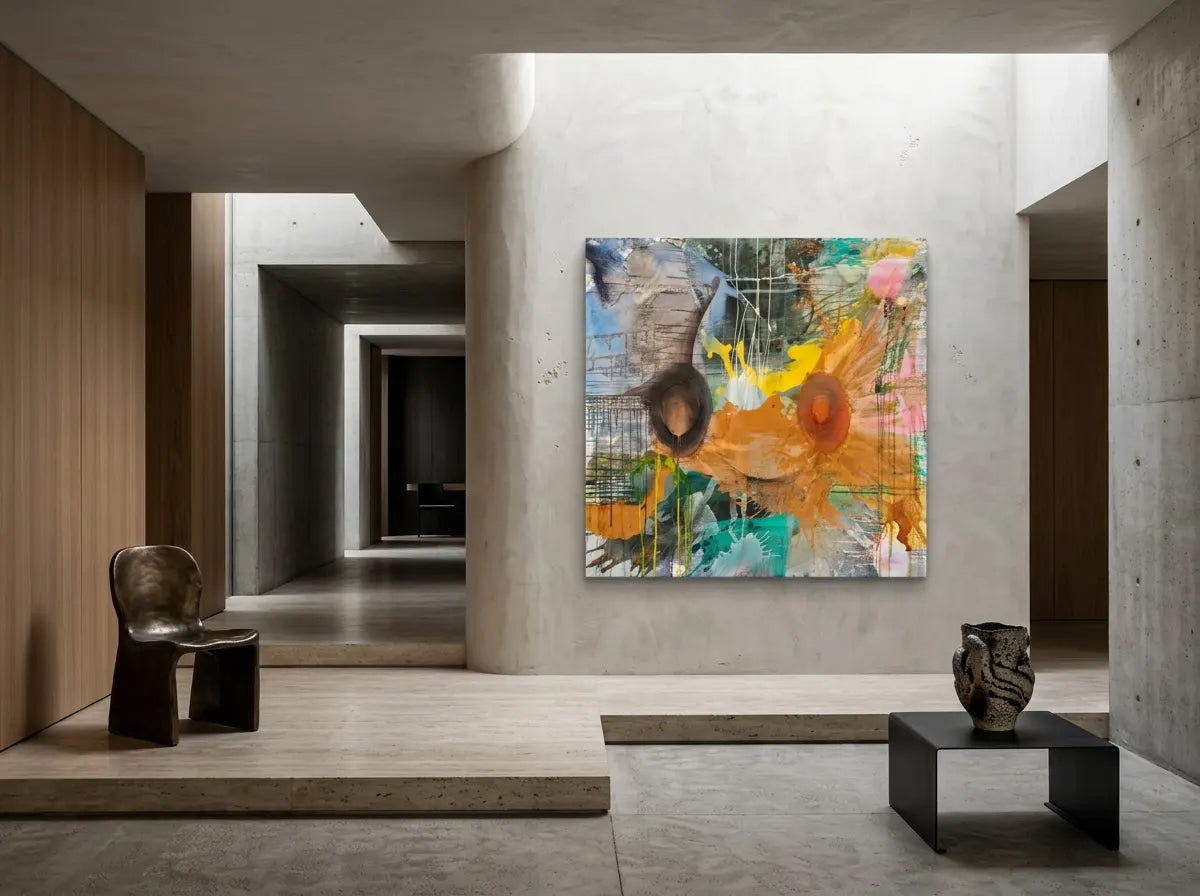 Golden Flame Ripples by Jie (Peng Jie) — additional artwork view 6