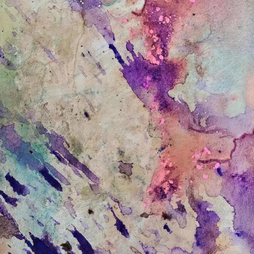 Violet Stillness by Jie (Peng Jie) — artwork detail